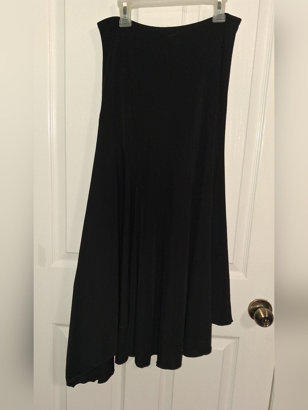 DESIGNS BY RANDALL BLACK HIGH LOW SKIRT SZ LG